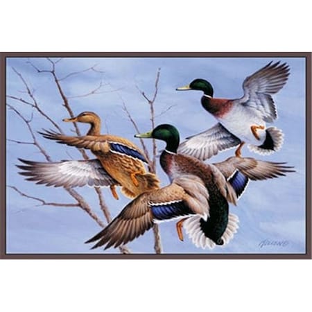 Associated Weavers Custom Printed Rugs MALLARDS Mallards Wildlife Rug MALLARDS